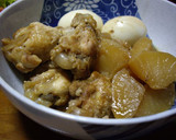 手羽元と大根の煮物　カレー風味作り方3写真