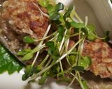 ピーマンと椎茸の茄子肉詰めハンバーグ作り方7写真