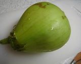 緑ナスのハヤシライス作り方1写真