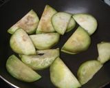 緑ナスのハヤシライス作り方4写真
