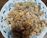 鮭とまいたけとごぼうの炊き込みご飯作り方7写真