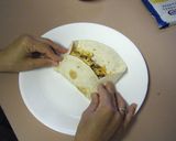 簡単☆朝のブリトー作り方5写真