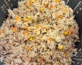簡単！ひじきツナコーンの炊き込みご飯作り方5写真