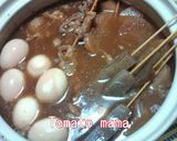 コラーゲン♪～牛すじ煮込み（味噌風味）作り方4写真