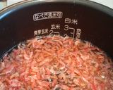 お手軽★　ピンクが可愛い桜えび炊込みご飯作り方4写真