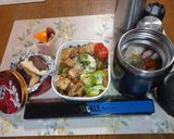 焼きそばソースで！簡単にも！野菜炒め弁当作り方35写真
