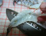 楽しいエビの簡単剥き方・・・で　卵炒め作り方7写真