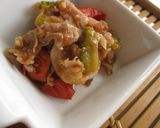 豚と夏野菜のさっぱり梅はちみつ炒め　作り方6写真