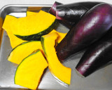 高野豆腐と夏野菜の精進煮☆揚げだし風作り方1写真