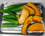 高野豆腐と夏野菜の精進煮☆揚げだし風作り方3写真
