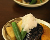 高野豆腐と夏野菜の精進煮☆揚げだし風作り方7写真