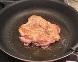 フライパンde本格ガーリックチキン作り方14写真