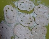 蓮根と榎の鶏団子and蓮根乗せ焼き作り方10写真