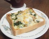 ほうれん草のチーズトースト作り方3写真