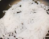 水菜とハムの白滝サラダ♬作り方1写真