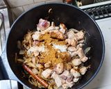 豚角と青菜たっぷりスリランカ風ビリヤニ作り方10写真