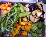 素揚げ夏野菜の甘辛みそ炒め☆作り方2写真