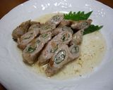 豚肉のしそ巻き さっぱり梅ソース作り方3写真