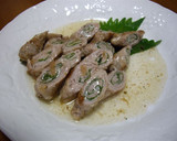 豚肉のしそ巻き　さっぱり梅ソース作り方3写真