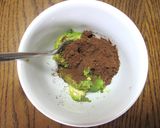 美肌大作戦❤アボカドのチョコクリーム❤作り方1写真