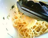 簡単トマト・サーモン・大葉の冷製パスタ作り方3写真