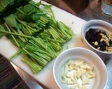 ほうれんそうの松の実炒め作り方1写真