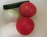 中華風♪冷やしトマトのさっぱりうどん作り方1写真