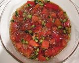 中華風♪冷やしトマトのさっぱりうどん作り方3写真