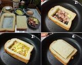 クロックムッシュ風☆オムレツトースト作り方3写真