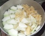冬瓜のおみおつけ作り方7写真