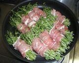 豚肉でくるっと「豆苗巻き」♪作り方5写真