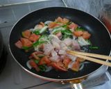 白身魚と野菜たちの簡単あんかけパスタ作り方2写真