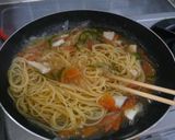 白身魚と野菜たちの簡単あんかけパスタ作り方4写真