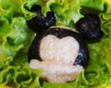 ミニーのおにぎり✿キャラ弁作り方4写真
