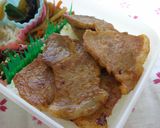 お弁当☆白くならない豚のしょうが焼き作り方7写真