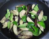 茄子トマト牛こまのオイスターソース炒め作り方5写真