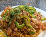 日清焼きそばを圧倒的に美味しくする豚苦瓜で最終篇作り方4写真