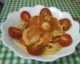 簡単本格派☆トマトパスタ作り方8写真