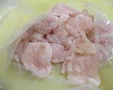 鶏むね肉ときゅうりの小鉢✿梅肉だれ作り方5写真