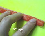 かにカマでちょっと豪華なお花の作り方＊作り方3写真