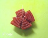 かにカマでちょっと豪華なお花の作り方＊作り方8写真