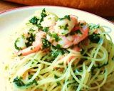さっぱりパセリ・エビ・レモンの冷製パスタ作り方5写真