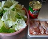 超簡単♪鶏手羽元とキャベツのトマト煮作り方1写真