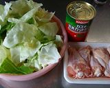 超簡単♪鶏手羽元とキャベツのトマト煮作り方1写真