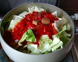 超簡単♪鶏手羽元とキャベツのトマト煮作り方3写真