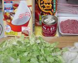 キャベツと玉ねぎだけでカリ~作り方1写真