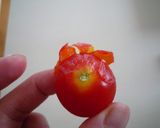 ☆　プチトマトの簡単皮むき　☆作り方1写真