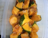 レンジで8分！簡単かぼちゃのほっくり煮♪作り方2写真