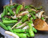 ワオ!!ピーマンと獅子唐の肉味噌炒め!!作り方7写真