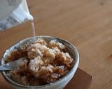 大人のカフェオレかき氷作り方2写真